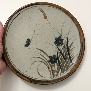 Mexican Pottery Plate 8.75” Hand Painted